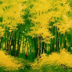 SOLD<br>Pann Kyi Mini Artwork  (10)<br> Acrylic on Canvas