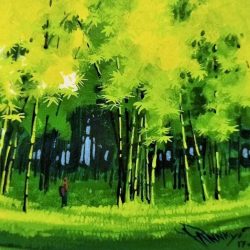 SOLD<br>Pann Kyi Mini Artwork  (11)<br> Acrylic on Canvas