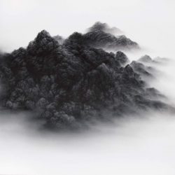 云上别有妙 <br> Above the cloud I <br> 100 x 100cm<br> Oil on Canvas<br> 2016