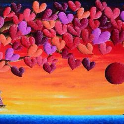 SOLD <br> Spreading A Message Of Laughter<br> 183x122cm(112)<br> Acrylic On Canvas<br> 2014