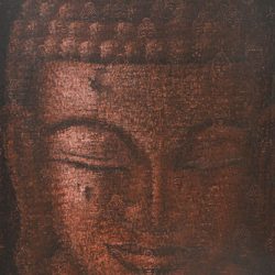 古佛 I<br> Ancient Buddha I<br> 90.5x119cm (54)<br> Mixed Media On Canvas <br> 2006