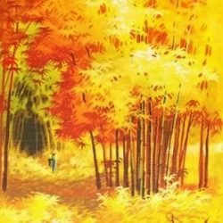 SOLD<br>Pann Kyi Mini Artwork  (8)<br> Acrylic on Canvas