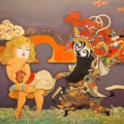 SOLD <br>霸王別急 <br> Don't Worry<br> 176x135cm(119) <br> Mixed Media On Paper<br> 2015