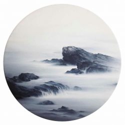 SOLD<BR> 韵 <br> Rhythm I <br> 50cm diameter (13)<br> Oil On Canvas<br> 2018