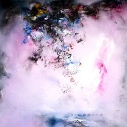 菁梦<br> Glitzy Dream <br> 60x60cm<br> Mixed Medium on Canvas<br> 2020