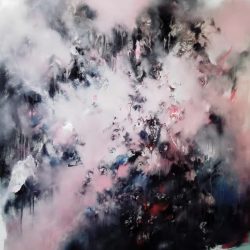 《三月清音》<br> 140x140cm<br> Mixed Medium on Canvas<br> 2021<br>