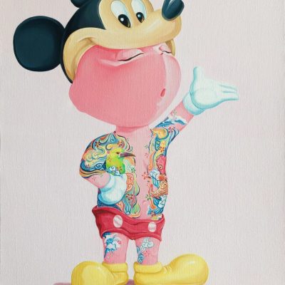 米老鼠<br> Mickey Mouse<br> 60x50cm(15) <br> Digital Print On Paper <br> Edition 168 <br> 2021