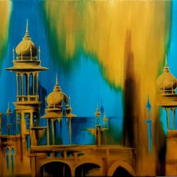 Golden KTM <br> 61x92cm(28) <br> Acrylic On Canvas <br> 2020