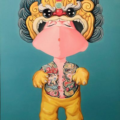 唐獅<br> Tonlion<br> 60x50cm(15) <br> Print On Paper <br> Edition 168 <br> 2021