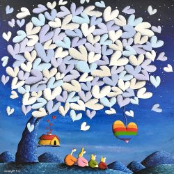 Harmony Of Nature-Winter<br> 119x119cm(74)<br> Acrylic On Canvas<br> 2022