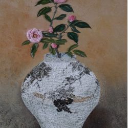 SOLD<br>彩繪瓶中生芳菲 <br> Grace Life In Rich Colour <br> 45x61x3cm(12) <br> Oil On Canvas<br> 2022