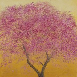 東風漸暖滿城春 <br> Warm Spring<br> 90x90x3cm(41)<br> Oil On Canvas <br> 2023