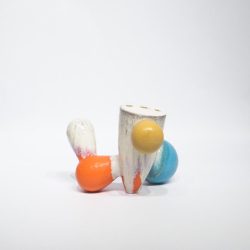 Knob Nob Composition I<br> 25x20x28cm<br> High Fired Ceramics