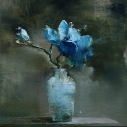 寒輕 <br> Cold<br> 45x45cm (10)<br> Oil on Canvas<br> 2020