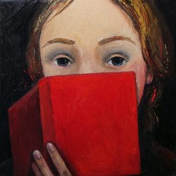 紅書 <br> Red Book <br> 30x30cm(5) <br> Oil On Canvas <br> 2020