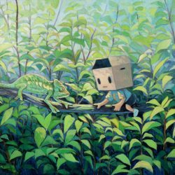 遇見 <br> Encounter <br> 101.5x76.5cm (39) <br> Oil On Linen <br> 2024