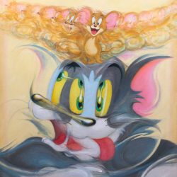 SOLD<br>既視感-38 湯姆與傑利<br> Somewhere In Time-38 Tom & Jerry <br> 53x45.5x2cm(10)<br> Acrylic On Canvas <br> 2024