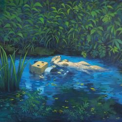 多美好的世界啊！<br> What A Wonderful World<br> 91.5x122cm (56)<br> Oil On Linen<br> 2024<br>
