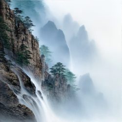 青山依舊 <br> 70x70cm <br> Oil On Canvas <br> 2023