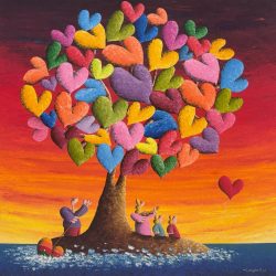 Loving Family's Hopeful Journey <br> 120x120cm(74) <br> Acrylic On Canvas <br> 2021
