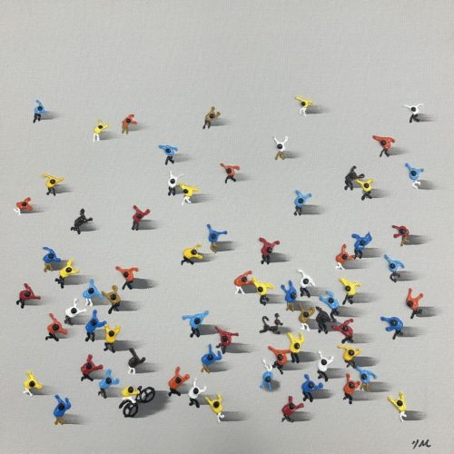 人_People_JJ Marino_50x50cm(13)_Acrylic On Canvas