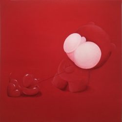意见统一_One Thought Only_Zhe Bin-Li_76x76cm(29)_Acrylic On Linen_2024