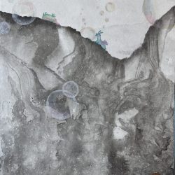 《海兔系列》 礁 Climb Up_Tu-Yun Hsu_22x35cm (5)_紙本設色Colour On Paper_2025