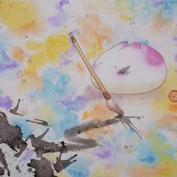 SOLD <br>我是大藝術家<br> I'm Artist<br>22x27cm(3)<br>Colour On Paper 紙本設色<br>2025 SOLD <br>我是大藝術家<br> I'm Artist<br>22x27cm(3)<br>Colour On Paper 紙本設色<br>2025