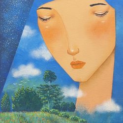 心境 II<br>Landscape Of The Soul II<br>30x40cm(6)<br>Acrylic On Canvas<br>2025