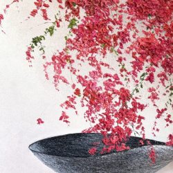 Spring Needs No Words_一樹春色無須言_Chen Li Wei_45x61x3cm(15)_Oil On Canvas_2025