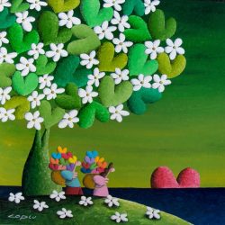 Love Is The Natural Richness Of Our Souls <br> 76x76cm (29) <br> Acrylic on Canvas<br> 2025