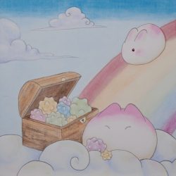 今天的菟寶包是什麼口味（一）<br> What Is Tu-Bao's Flavor Today? I <br> 50x50cm (13) <br> 紙本設色 Colour On Paper <br> 2026