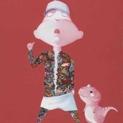 SOLD 霸王龍系列No.2 Tyrannosaurs.No.2_Wu Qiong_60x80cm_Oil on Canvas_2022 SOLD 霸王龍系列No.2 Tyrannosaurs.No.2_Wu Qiong_60x80cm_Oil on Canvas_2022