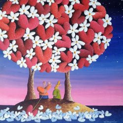 Listen To The Sound Of Lights, Singing Our Love's Story<br> 76x76cm(29) <br> Acrylic On Canvas <br> 2026 Listen To The Sound Of Lights, Singing Our Love's Story<br> 76x76cm(29) <br> Acrylic On Canvas <br> 2026