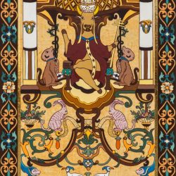 V 教皇 V The Hierophant_So Man Ting_30x60cm(9)_Mixed Media On Canvas_2025 V 教皇 V The Hierophant_So Man Ting_30x60cm(9)_Mixed Media On Canvas_2025