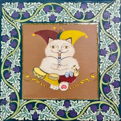 貓險家 Adventure_So Man Ting_30x30cm(5)_Mixed Media On Canvas_2024